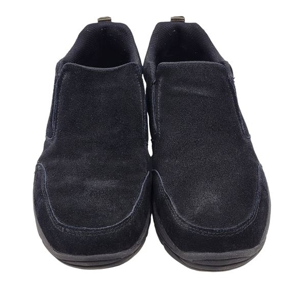 Coleman Loafers Men Size 8.5 Black Suede Leather All Terrain Performance Goring - Picture 4 of 10